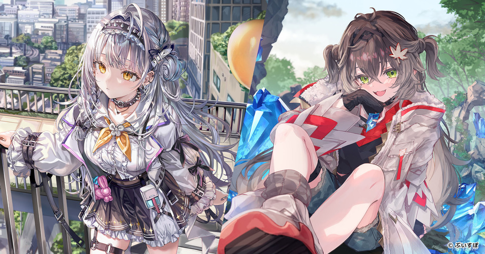 熱い“プロポーズ(?)”から始まった「150%」の絆。正反対なふたりが真正面から向き合う――「ぶいすぽっ!」銀城サイネ & 龍巻ちせ デュオインタビュー!